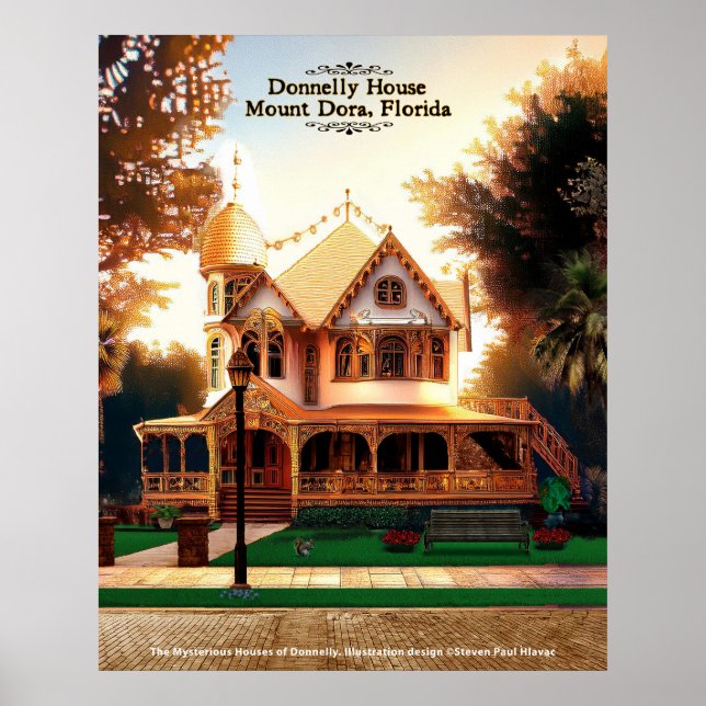 Poster Casas misteriosas de Donnelly - nº 1 Monte Dora (Frente)