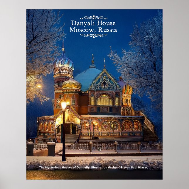 Poster Casas misteriosas de Donnelly - nº 2 Rússia (Frente)