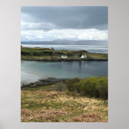 Poster Casas na Ilha de Jura na Escócia