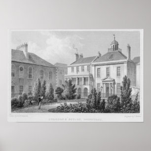 Pôster Casas na Praça dos Cirurgiões, Edimburgo