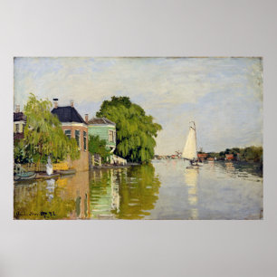 Poster Casas no Achterzaan - Claude Monet