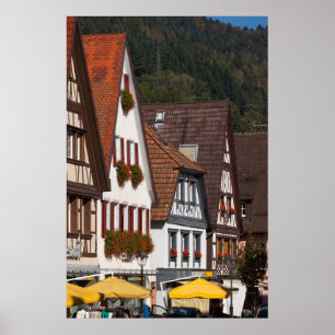 Poster Casas Tradicionais Da Alemanha