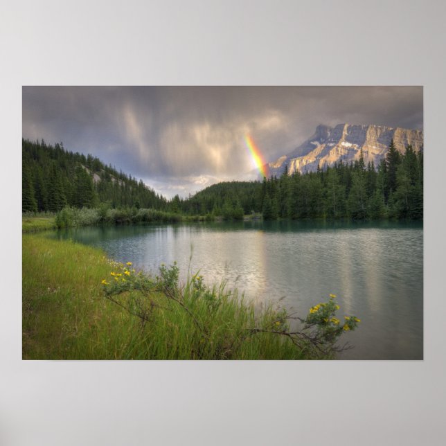 Poster Cascade Ponds Rainbow (Frente)