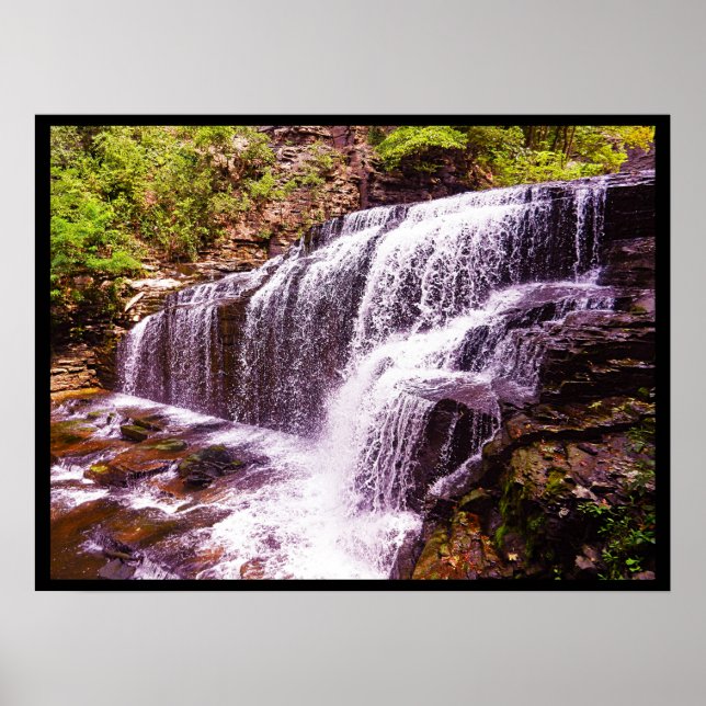 POSTER CASCADILLA GORGE ITHACA NEW YORK (Frente)