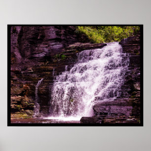 POSTER CASCADILLA GORGE ITHACA NEW YORK