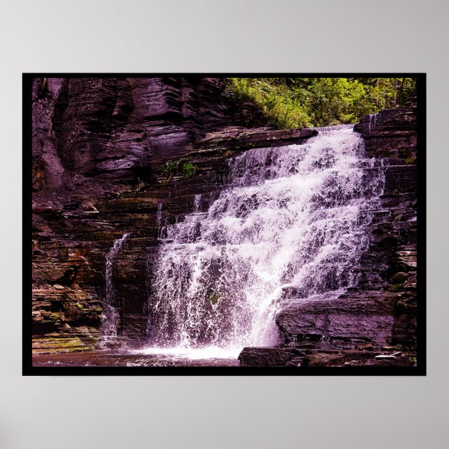 POSTER CASCADILLA GORGE ITHACA NEW YORK (Frente)