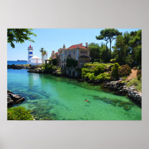 Poster Cascais de Natação de Verão, Portugal