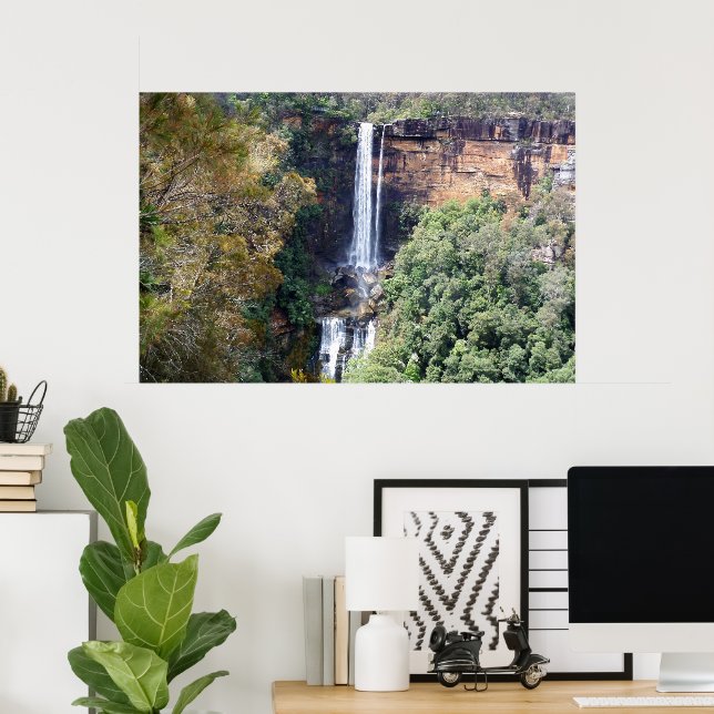 Poster Cascata da Natureza em Fitzroy Falls (Escritório em casa)