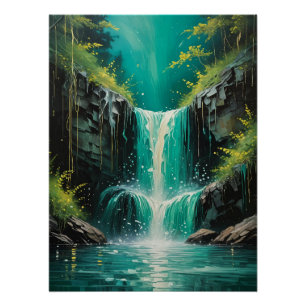 Pôster Cascata da Serenidade