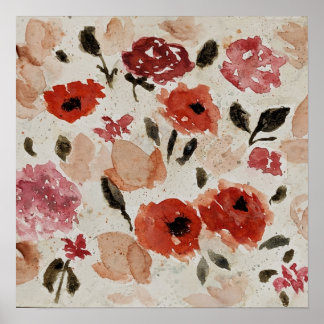 Poster Cascata de Flores