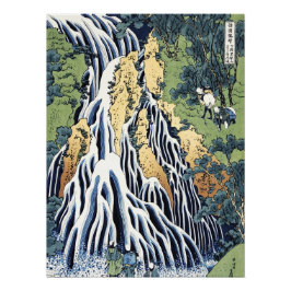 Pôster Cascata de Kirifuri perto da montanha Housai de Ku