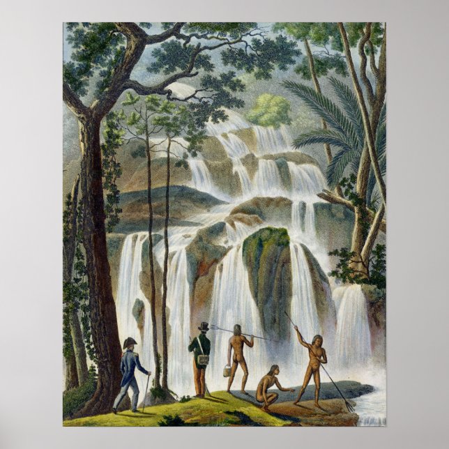 Pôster Cascata de Port Praslin, Nova Irlanda, de "Voyage (Frente)