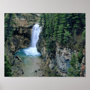 Poster Cascata em Falls Creek em Lewis e Clark
