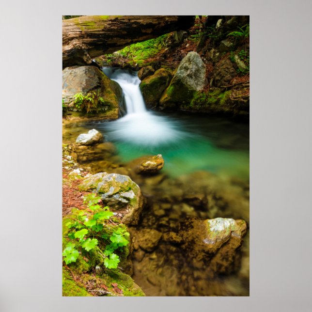 Pôster Cascata em Hare Creek, Califórnia (Frente)