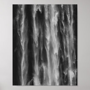 Poster Cascata majestosa Boka, Eslovênia próxima