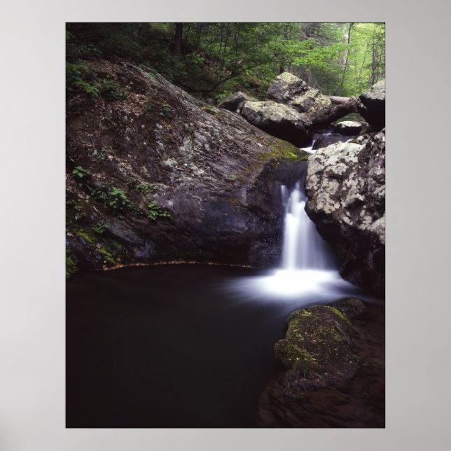 Poster Cascata no rio Rosa (Frente)