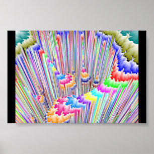Pôster Cascata Pastel