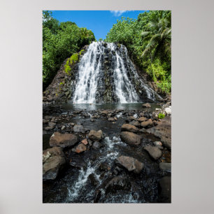 Poster Cascata tropical Kepirohi