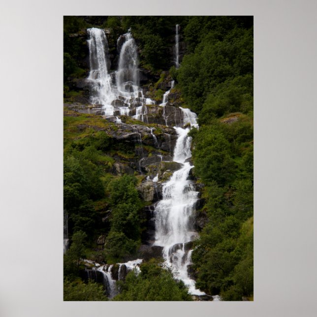 Poster Cascata Volefossen (Frente)