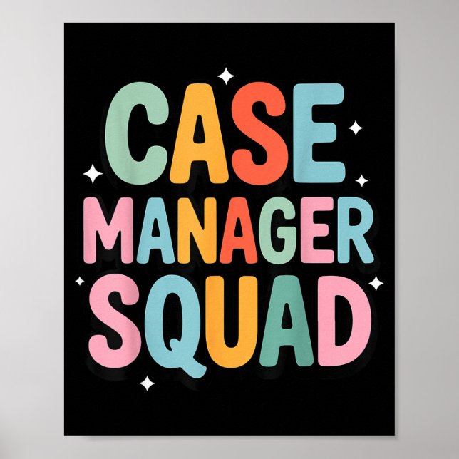 Poster Case Manager Squad  (Frente)