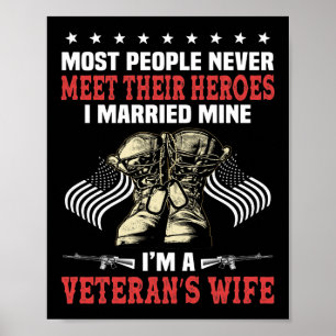 Poster Casei-me com a minha, sou a mulher de um Veterano
