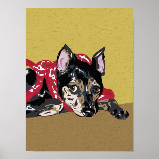 Pôster Casey Canvas Print (Frente)