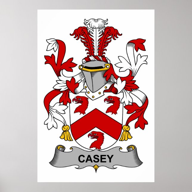 Poster Casey Family Crest (Frente)