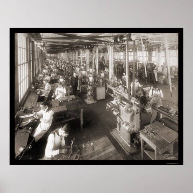 Pôster Cash Register Company Foto 1904 (Frente)