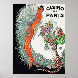 Poster Casino de Paris - Glamor dos Vinte Estranhos