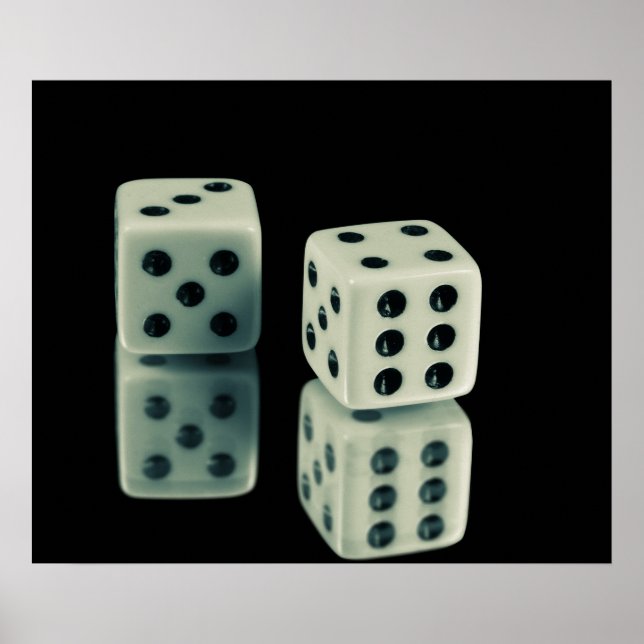 Poster Casino dice (Frente)