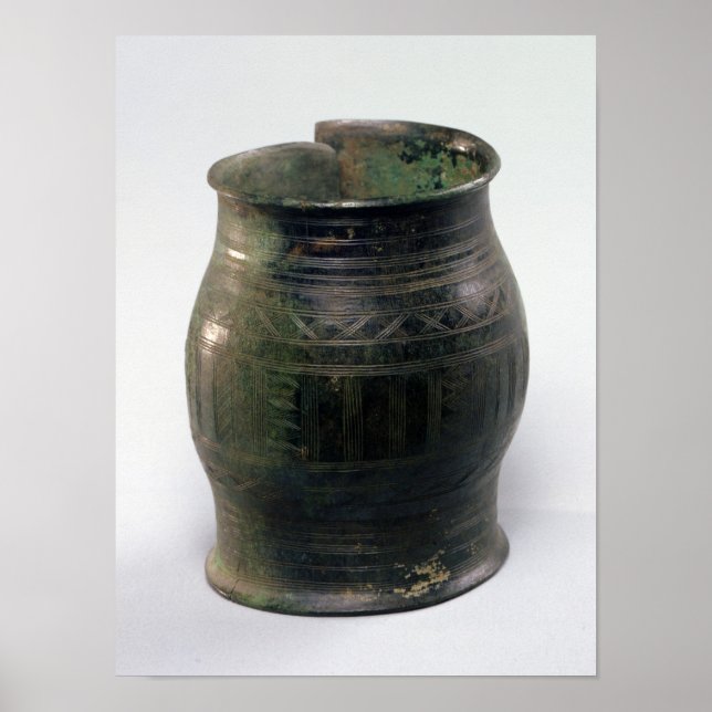 Pôster Cask shaped armband, Hallstatt Culture (Frente)