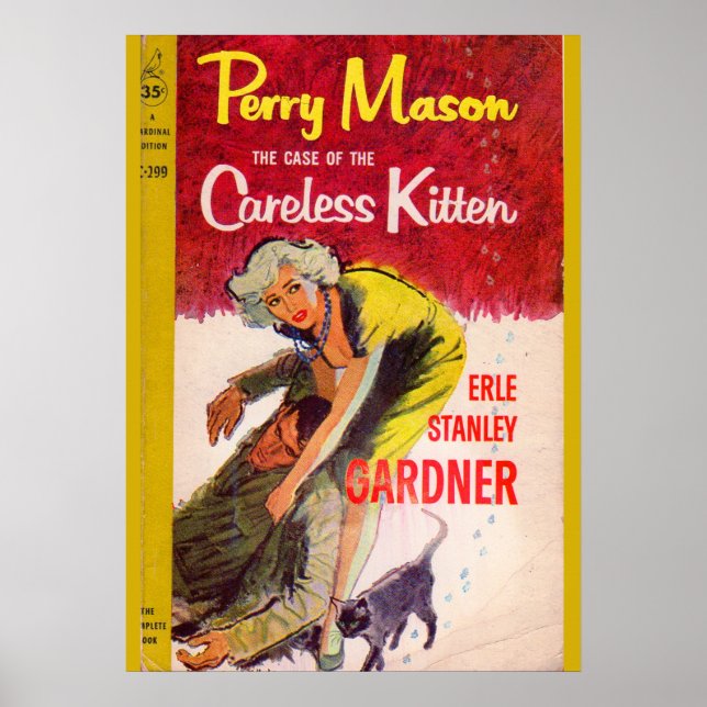 Pôster Caso do cobrir do livro Careless Kitten (Frente)