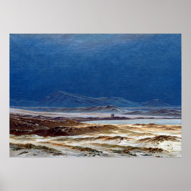 Poster Caspar David Friedrich Landscape, Primavera (Frente)