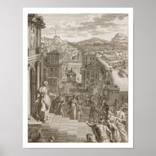 Pôster Cassandra prevê os Trojan seu destino e é