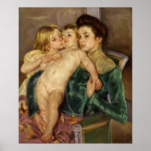 Poster Cassatt - A Carícia
