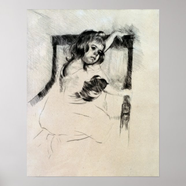 Poster Cassatt - Ajoelhada Na Poltrona (Frente)