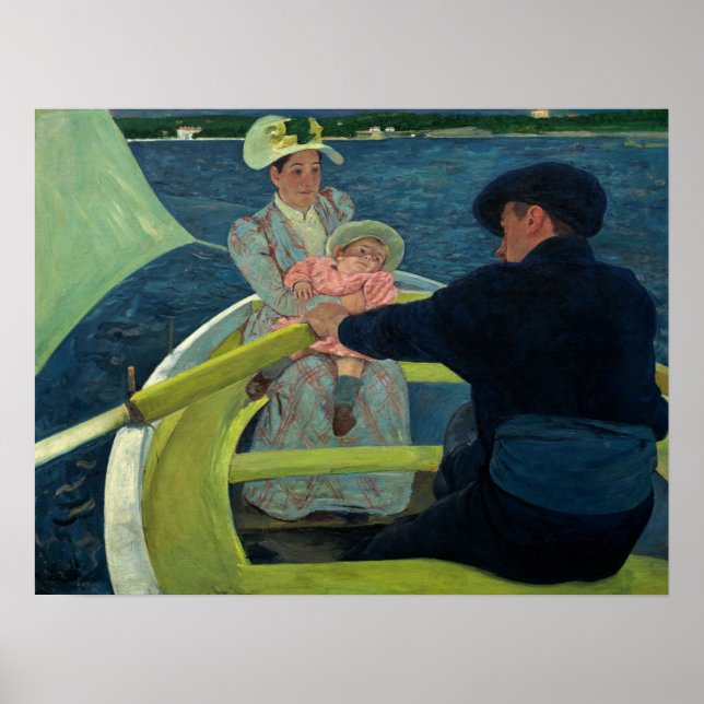 Poster Cassatt - Boating Party (Frente)