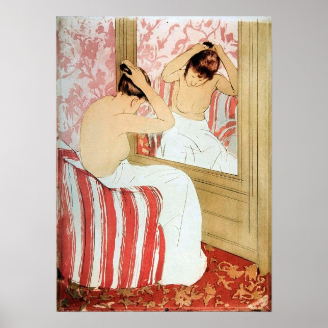Poster Cassatt - Coiffure (Frente)