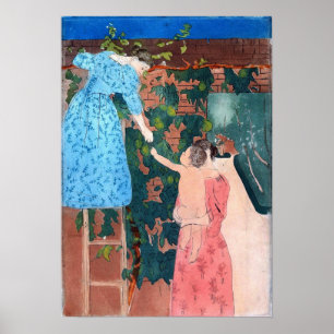 Poster Cassatt - Coleta de Frutas