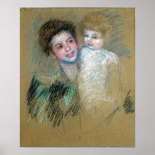 Poster Cassatt - Mãe e Filho