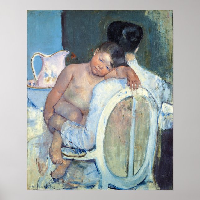 Poster Cassatt - Mulher Sentada Com Criança Nos Braços (Frente)