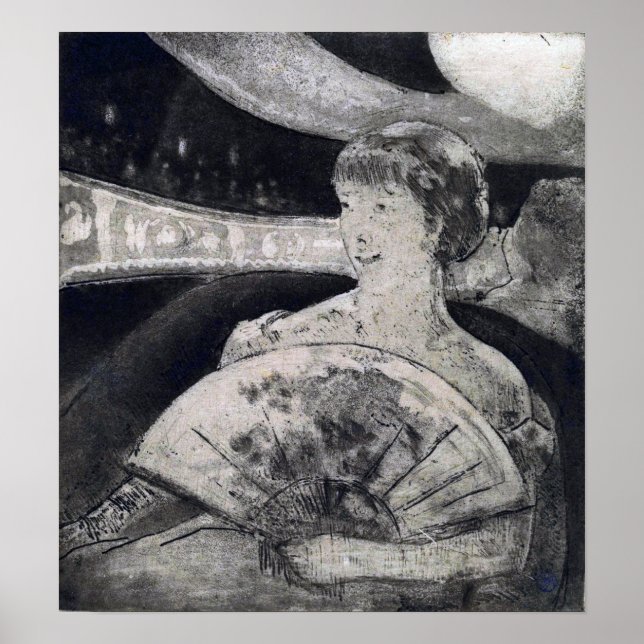 Poster Cassatt - Na Caixa da Ópera (Frente)