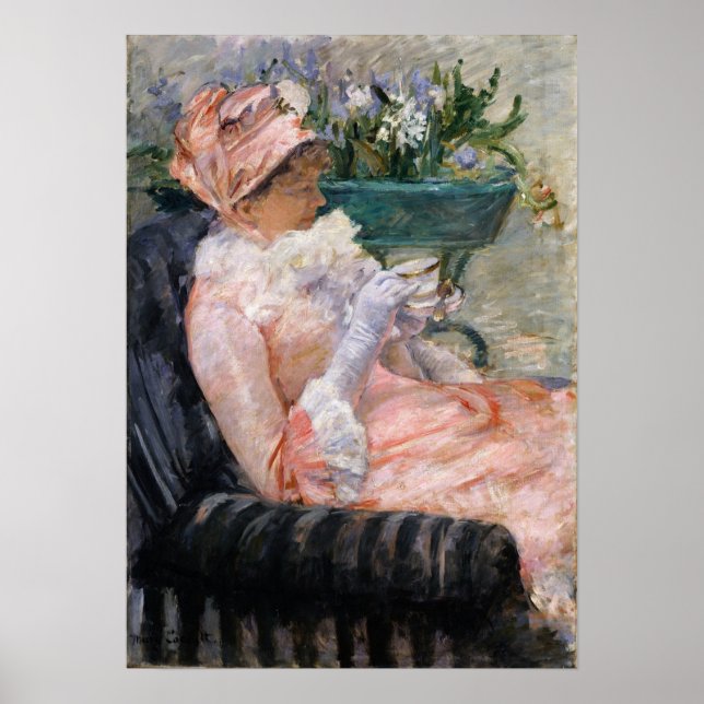 Poster Cassatt - Xícara de Chá (Frente)