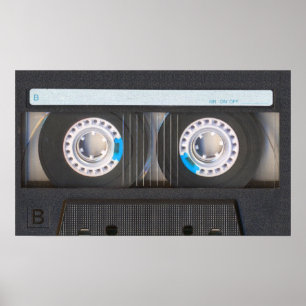 Poster Cassete de banda magnética