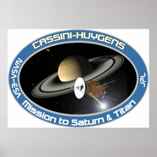PÔSTER CASSINI - HUYGENS