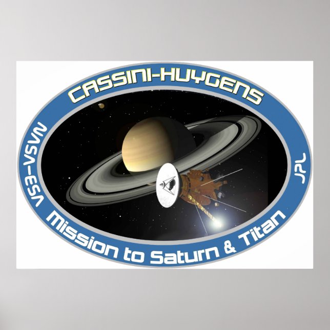 PÔSTER CASSINI - HUYGENS (Frente)