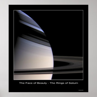 Poster CassiniMission-Face0fBeauty-Saturn
