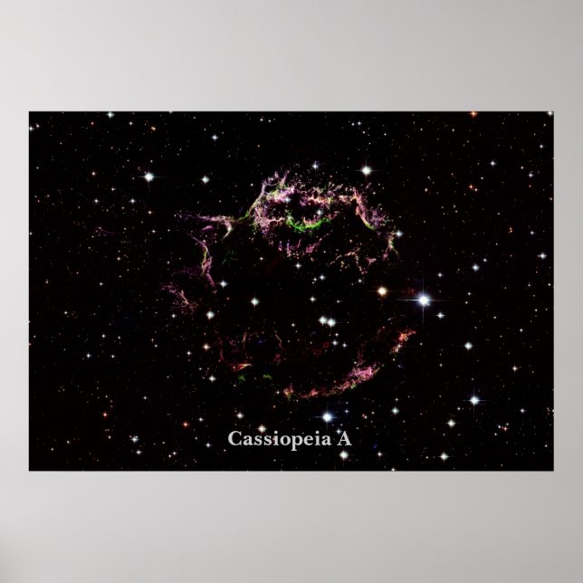 Pôster Cassiopeia A (Frente)