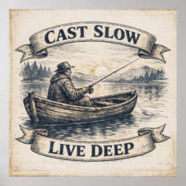 Poster Cast Slow, Live Deep