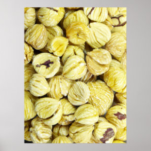 Poster Castanhas secadas